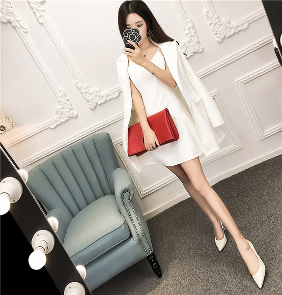 Geaca eleganta de dama in doua culori - alb si negru