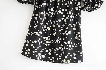 Modern női ruha O-nyakkal és 3/4-es ujjakkal