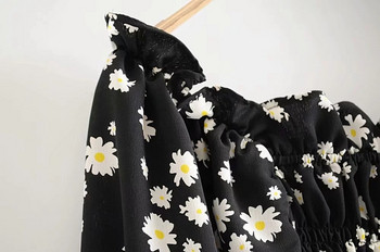 Modern női ruha O-nyakkal és 3/4-es ujjakkal