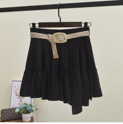 Fusta de dama model asimetric in trei culori