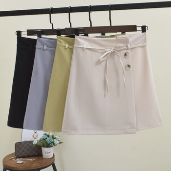 Fusta de dama cu nasturi in mai multe culori