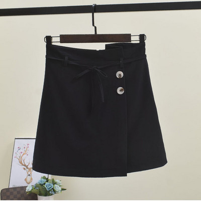 Fusta de dama cu nasturi in mai multe culori