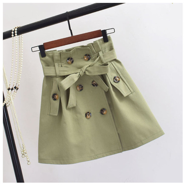 Fusta de dama cu curea in talie in trei culori