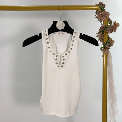 Maieu de damă cu decolteu adânc în două culori