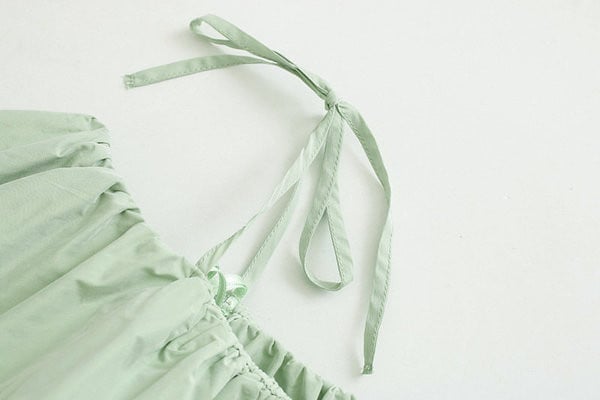 Bluza de dama actuala cu bretele de culoare verde