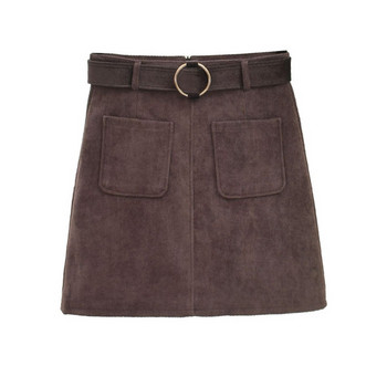 Női szoknya derekán övvel több színben