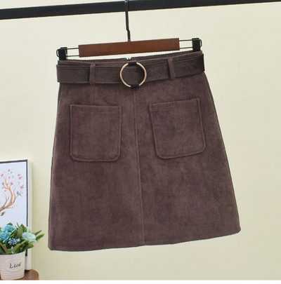 Női szoknya derekán övvel több színben