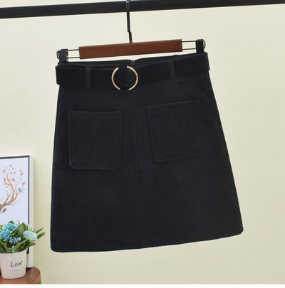 Női szoknya derekán övvel több színben