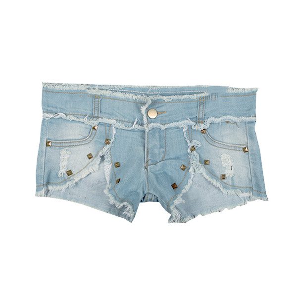 Pantaloni scurți casual de damă cu talie joasă