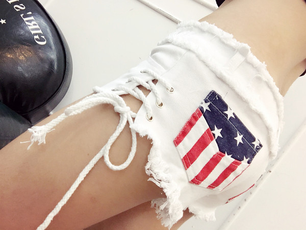 Pantaloni scurți casual dama cu talie joasa in doua culori