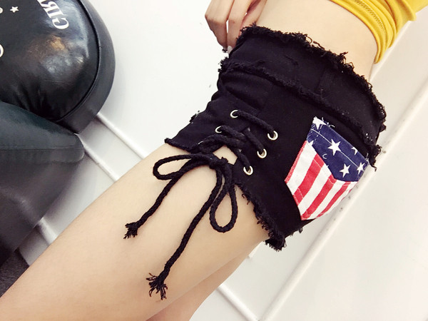 Pantaloni scurți casual dama cu talie joasa in doua culori