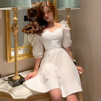 Rochie de dama moderna in doua culori - model croiat