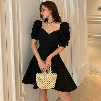 Rochie de dama moderna in doua culori - model croiat