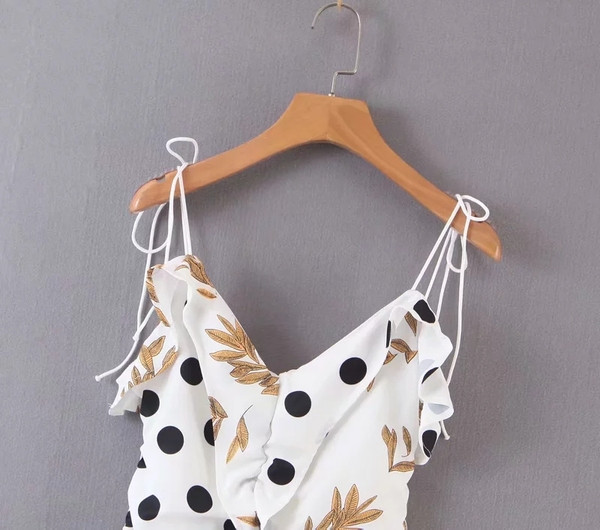 Rochie moderna de dama cu bretele - culoare alba