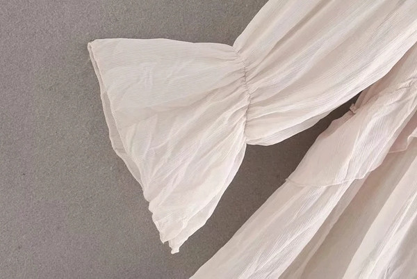 Rochie de dama decupata model nou cu cravate