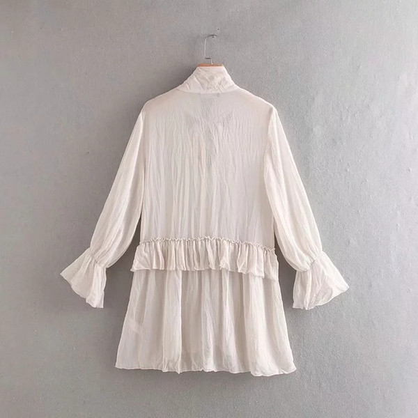 Rochie de dama decupata model nou cu cravate