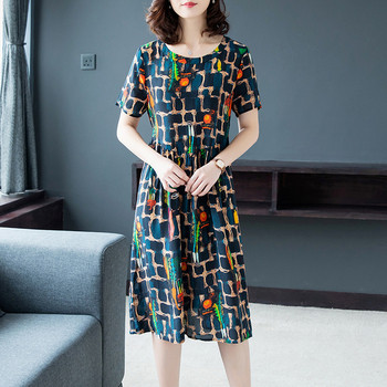 Rochie casual de dama cu decolteu O