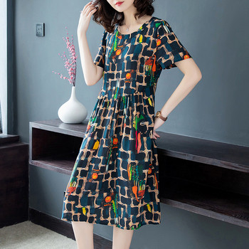 Rochie casual de dama cu decolteu O