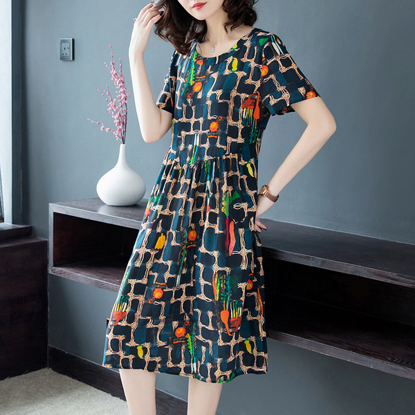 Rochie casual de dama cu decolteu O