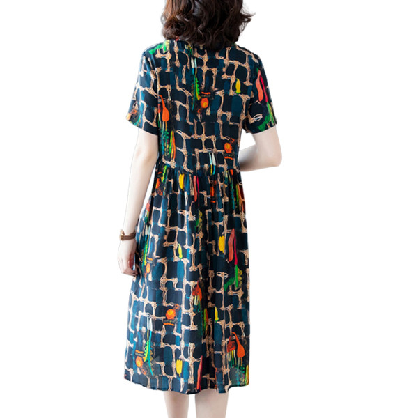 Rochie casual de dama cu decolteu O