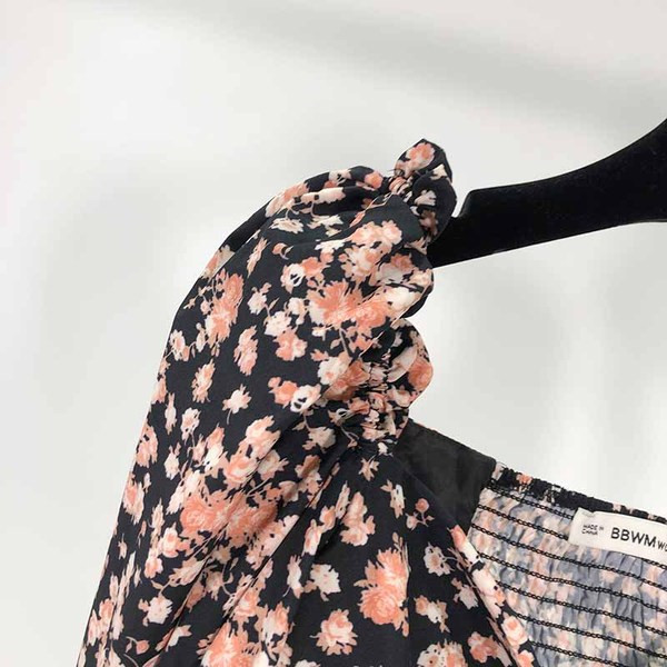 Bluza scurta de dama cu model floral