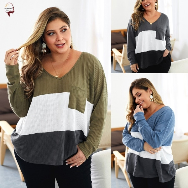 Bluză casual de damă cu mâneci lungi și buzunar în mai multe culori