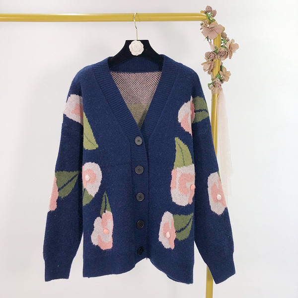 Cardigan dama cu decor - perle