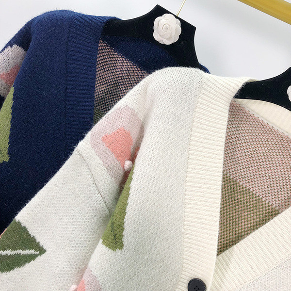 Cardigan dama cu decor - perle