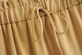 Fusta de dama eleganta model nou de culoare maro