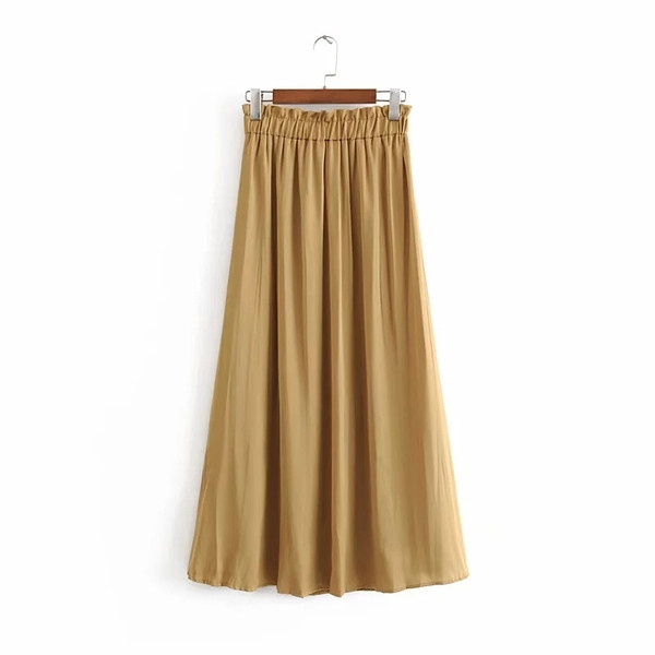 Fusta de dama eleganta model nou de culoare maro