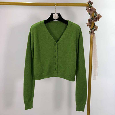 Cardigan scurt de dama in doua culori