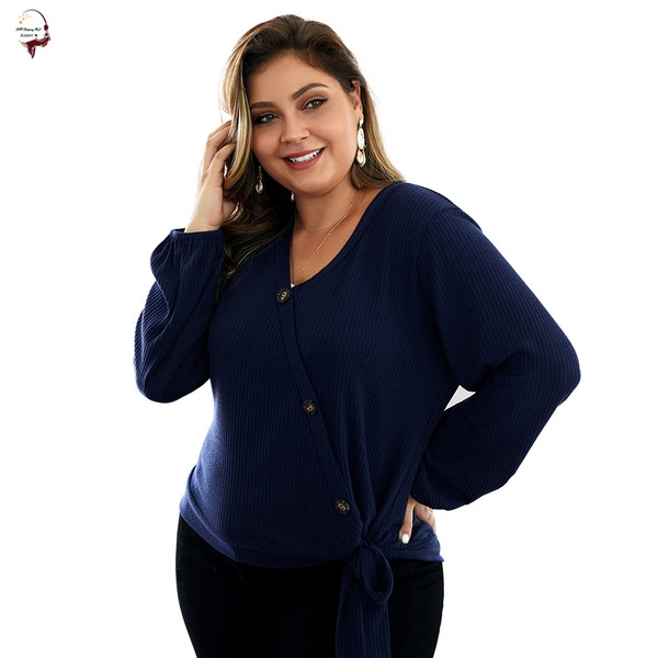 Bluză casual de damă cu mâneci lungi și nasturi în mai multe culori