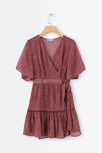 Rochie casual de dama cu maneci scurte