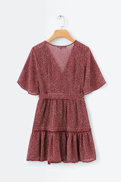 Rochie casual de dama cu maneci scurte