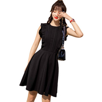 Elegáns női ruha két színben - fekete és piros