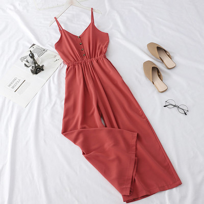 Salopeta de dama eleganta model lat cu bretele subtiri in mai multe culori