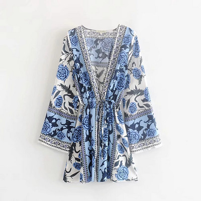 Rochie scurtă de damă modernă - două culori