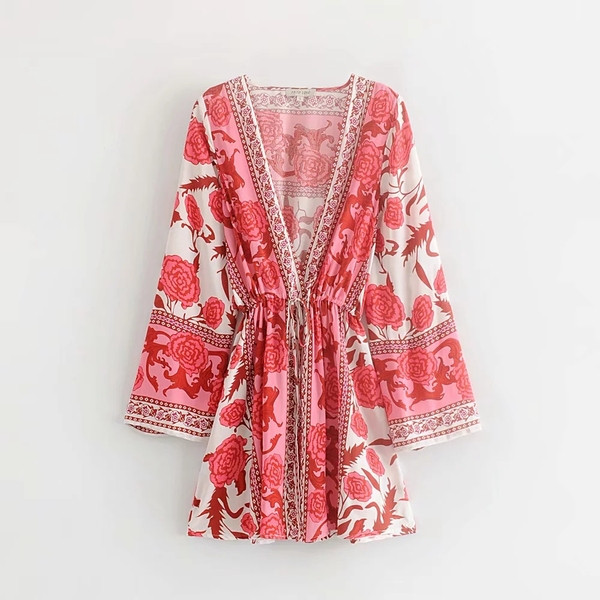 Rochie scurtă de damă modernă - două culori