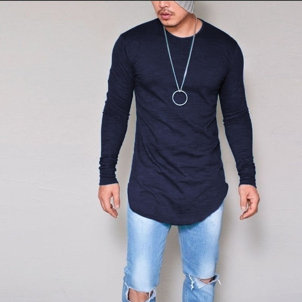 Bluză casual bărbătească cu mâneci lungi în patru culori