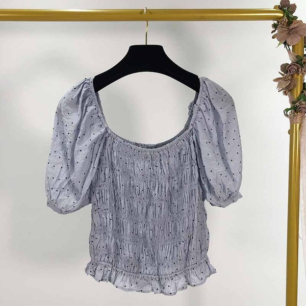 Bluză de damă cu puncte gri