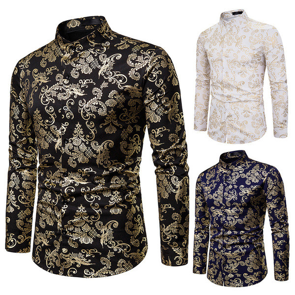 Cămașă modernă pentru bărbați cu mâneci lungi și guler clasic în trei culori