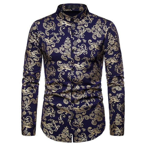 Cămașă modernă pentru bărbați cu mâneci lungi și guler clasic în trei culori