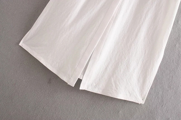 Új modell hosszú női ing, hosszú ujjal, fehér színben