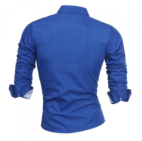 Alkalmi férfi ing, hosszú ujjal, felirattal három színben