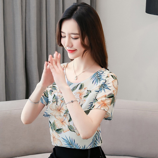 Bluza de dama model nou in doua culori cu motive florale