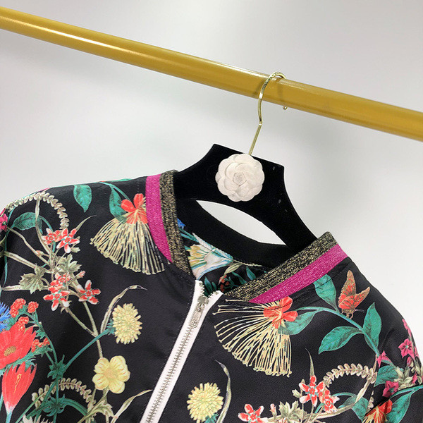 Geaca de dama primavara-toamna cu model floral