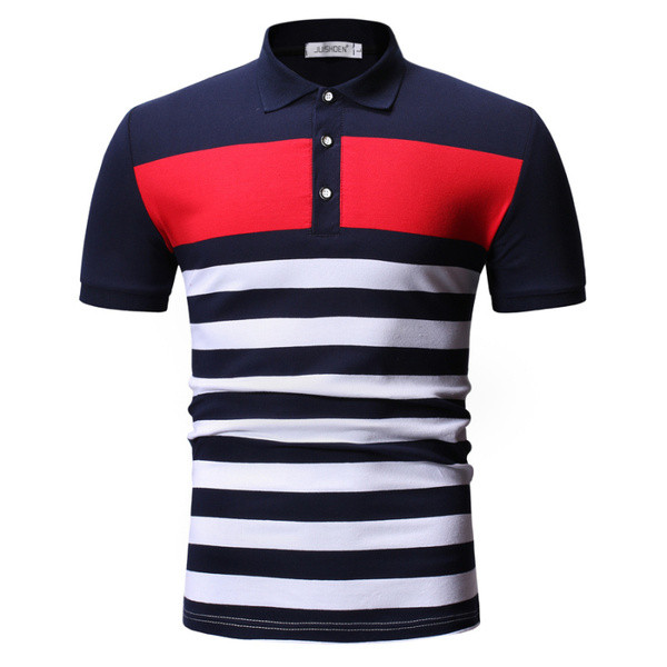 Tricou casual barbatesc cu guler clasic in trei culori