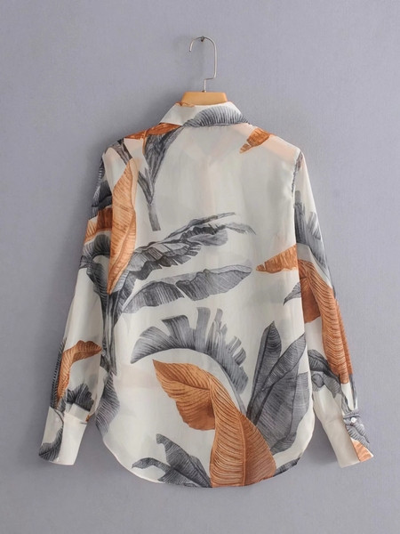 Cămașă de damă cu aplicație albă