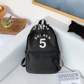 Rucsac de damă de zi cu zi cu o inscripție în mai multe culori