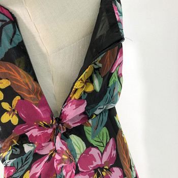 Rochie casual de dama din tul cu umar gol